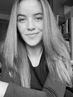 Foto Rocío Geypo blanco y negro